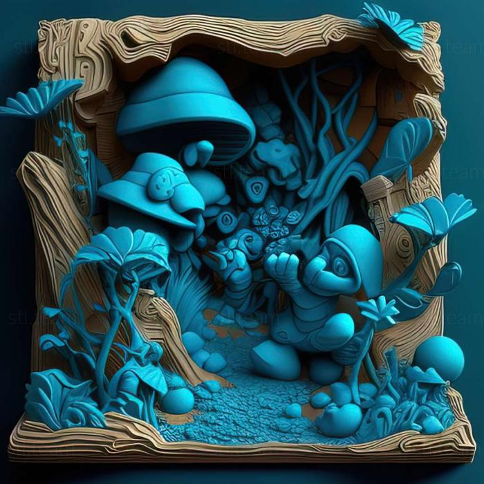 3D model Smurfs Village game (STL)